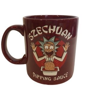 Rick & Morty Szechuan Dipping Sauce Ceramic Large Coffee Mug 16oz